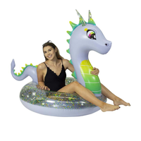 Pool Candy Tube de piscine Dragon Glitter de 48 pouces