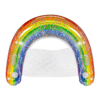 Pool Candy Rainbow Glitter Inflatable Jumbo Sun Chair