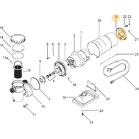 Plaque Arrière - Jacuzzi / Carvin - 8-5872-310-R