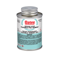 Oatey Medium Clear Flexible PVC Cement (118 ml)