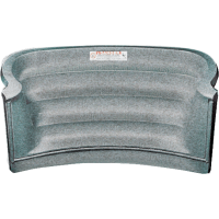 Escalier Performance de 8 pieds avec poutre cantilever courbe français à 4 marches - Granit gris