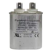 Hayward - SMX306088001 - Fan Run Capacitor 5 Mfd - 370VAC