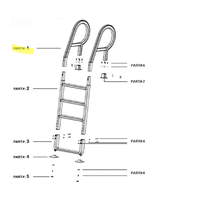 NorthFlo Handrail for Above Ground Pool Ladder