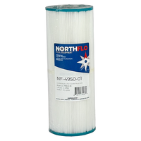 NorthFlo Pentair / Coleman / Hot Spot / Sundance / Beachcomber Cartridge Element - Replaces PRB50-IN - Single Replacement Filter