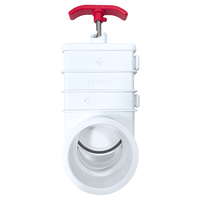 2 Inch PVC Gate Valve - Slip x Slip