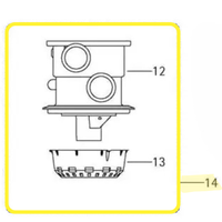 Carvin 39262902K - Body 7-Position Assembly With Defl Basket