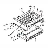 Pentair 20011402 - Rail Assembly Rear Tile 24501/2200E