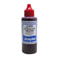 Taylor pH Indicator Solution (for 2000 Series), Phenol Red, 2 oz, Dropper Bottle