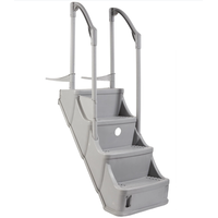 Olympic Drop In Step with 2 Hand Rails (Grey)