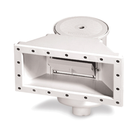 Swimline Wide Mount Thru-Wall Above Ground Pool Skimmer