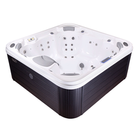 Wellis Houston 7 Person Hydrotherapy Hot Tub (Ice White / Grey)