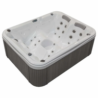 Wellis Oslo 2 Person Plug N Play Hot Tub (Silver / Grey)