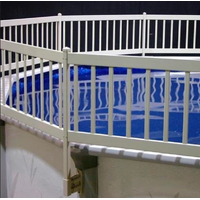 Open Box VinylWorks 24 Inch White Fencing 8 Section Base Kit A