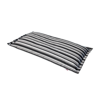 Open Box Oasis Bean Bag Pool Float (Black Stripes)