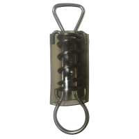 Couverture de sécurité 5 pouces, ressort à anneau en D raccourci (sac de 10)