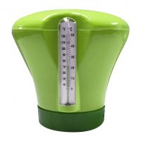 Chlorinateur et thermomètre 2 en 1 flottant vert
