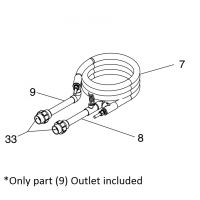 Jandy R0573600 - Pro Series Water Manifold Outlet 2000/2500