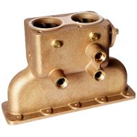Jandy Bronze Inlet/Outlet Header Assembly - 2 Inch