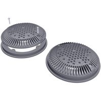 Hayward 8 Inch Round Suction Outlet Frame & Cover - Grey