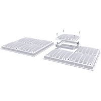 Hayward Commercial 18 Inch Sq Low Velocity Cover, Inner & Outer Frame-2pk