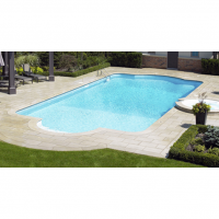 18 x 36 ft Roman with 6 Inch Radius Corner Inground Pool Basic Package