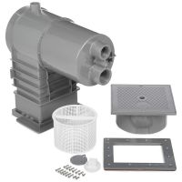 Hayward - SKIMEXSINGDGR - 1 1/2 Inch Auto-Skim Skimmer with Outside Mount (Dark Grey)