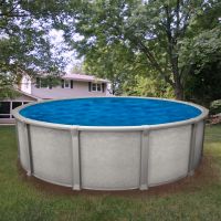 Galaxy 27 ft Round Above Ground Pool with Liner and Skimmer