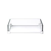 Pare-brise en verre pour foyer carré de 42 pouces