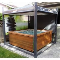 Covana Oasis 93.5 Inch Mural Zen Screen (Mocha Colour)