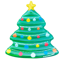 Chaise longue de piscine gonflable arbre de Noël