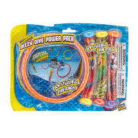 Splash Dizzy Dive Power Pack (3 Dive Rings and Sticks)