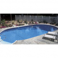 Piscine Creusée Ovale 12 x 24 pi Forfait Complète