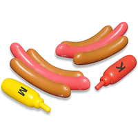 Hot Dog Battle Ride-On Pool Float
