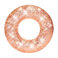Rose Gold Pool Candy 48 Inch Glitter Pool Tube