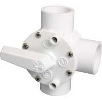 1.5 Inch 3-Way Valve - Slip x Slip x Slip