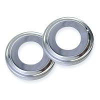 Stainless Steel Escutcheons (Pack of 2)