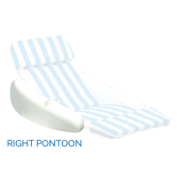 Replacement 10000PONR Right Pontoon Only for SunChaser Padded Floating Luxury Pool Lounger