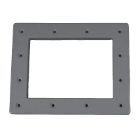Produits moulés sur mesure - 25540001010 - Plaque frontale d'écumoire pour piscine creusée 8,5 po x 10,75 po (gris)