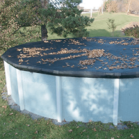 21 ft Round Elastic Winter Mesh Cover System