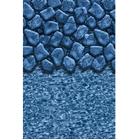 Boulder Swirl 16 x 26 ft Oval Overlap Liner 48 / 52 / 54 inch