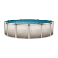 Tuscany 27 ft Round Above Ground Pool with 54 Inch Boreal Wall