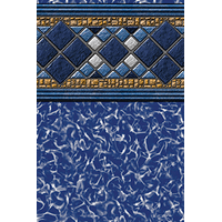 Crystal Diamond 18 x 33 ft Oval UniBead Liner 52 inch Standard Specifications