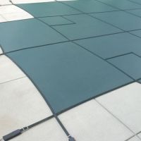 Green 20 x 40 ft Rectangle Safety Cover Sunshade 95 Mesh