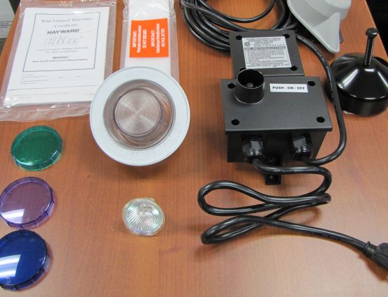 underwater pool lights for above ground pool