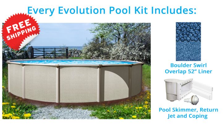 gallons in a 21 foot round pool